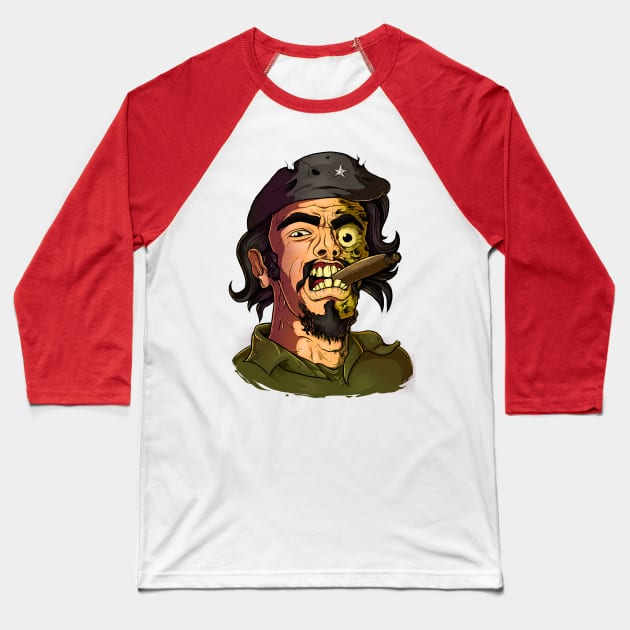 Che Guevara Undead Baseball T-Shirt by vladPrival